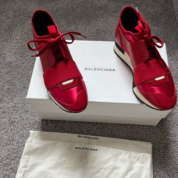 Balenciaga Red Race Runners - Picture 4 of 10